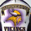 fire helmet shield Minn vikings